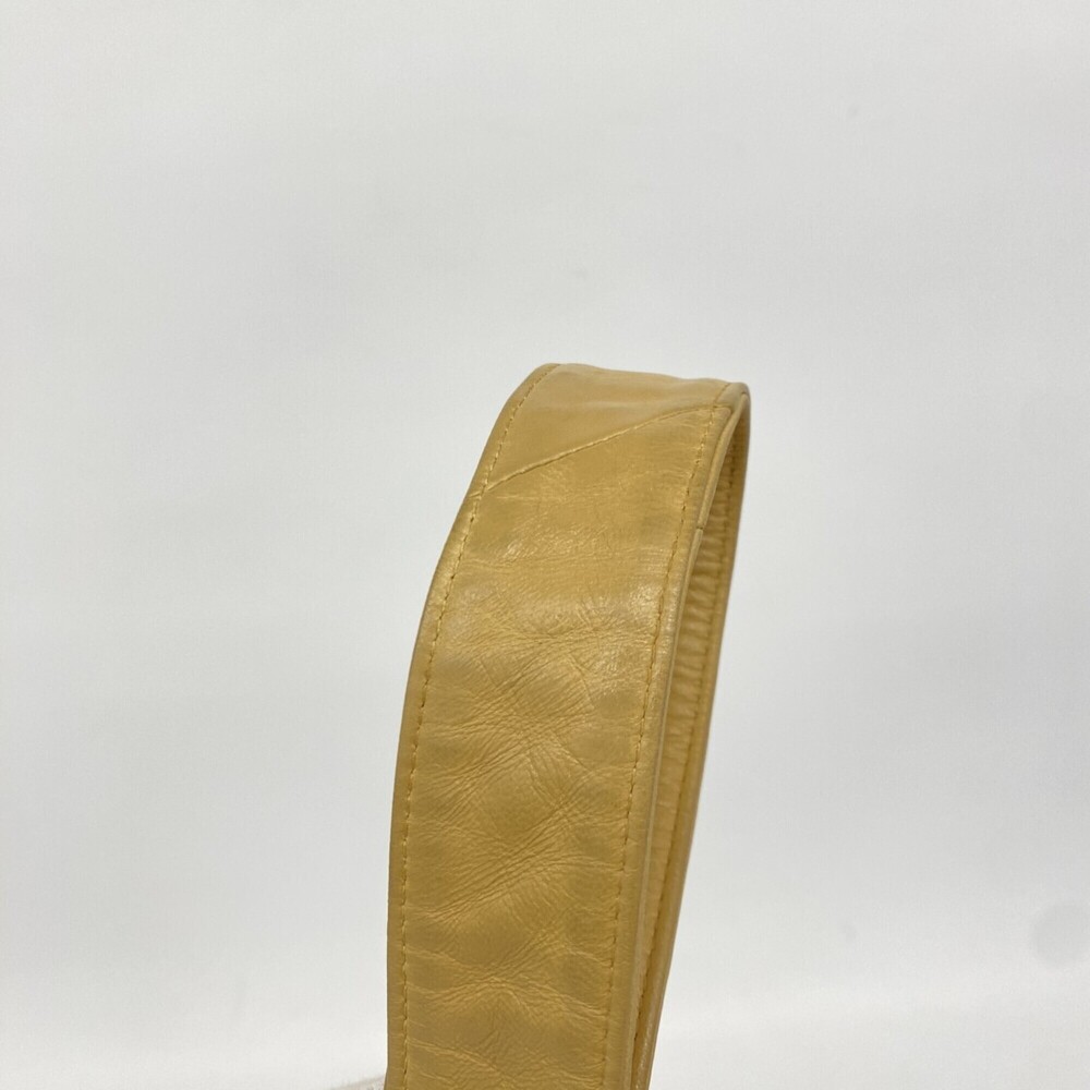 CHANEL Cream Lambskin Leather Shoulder Bag - Picture 10 of 12